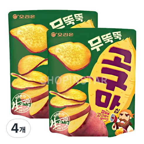 오리온 무뚝뚝 고구마칩, 56g, 6개