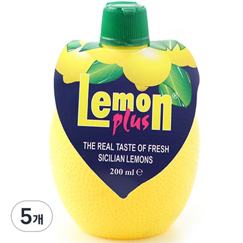 유로푸드 레몬플러스, 200ml, 3개
