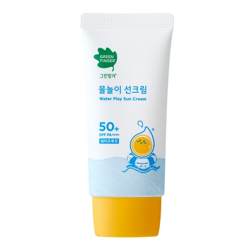 그린핑거 물놀이 선크림 워터프루프 SPF50+ PA++++, 1개, 50ml