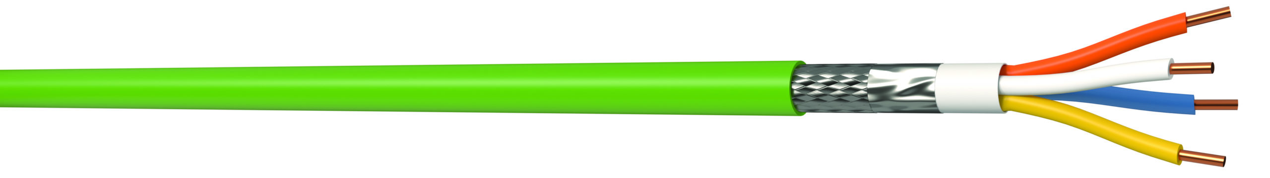 Câble PROFINET type A 2X2XAWG22/1 Ethernet industriel Catégorie 5