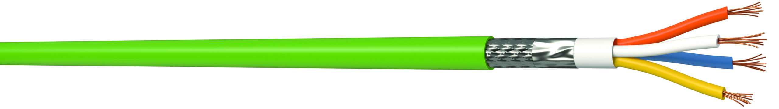 Câble PROFINET type B 2X2XAWG22/7 Ethernet industriel Catégorie 5