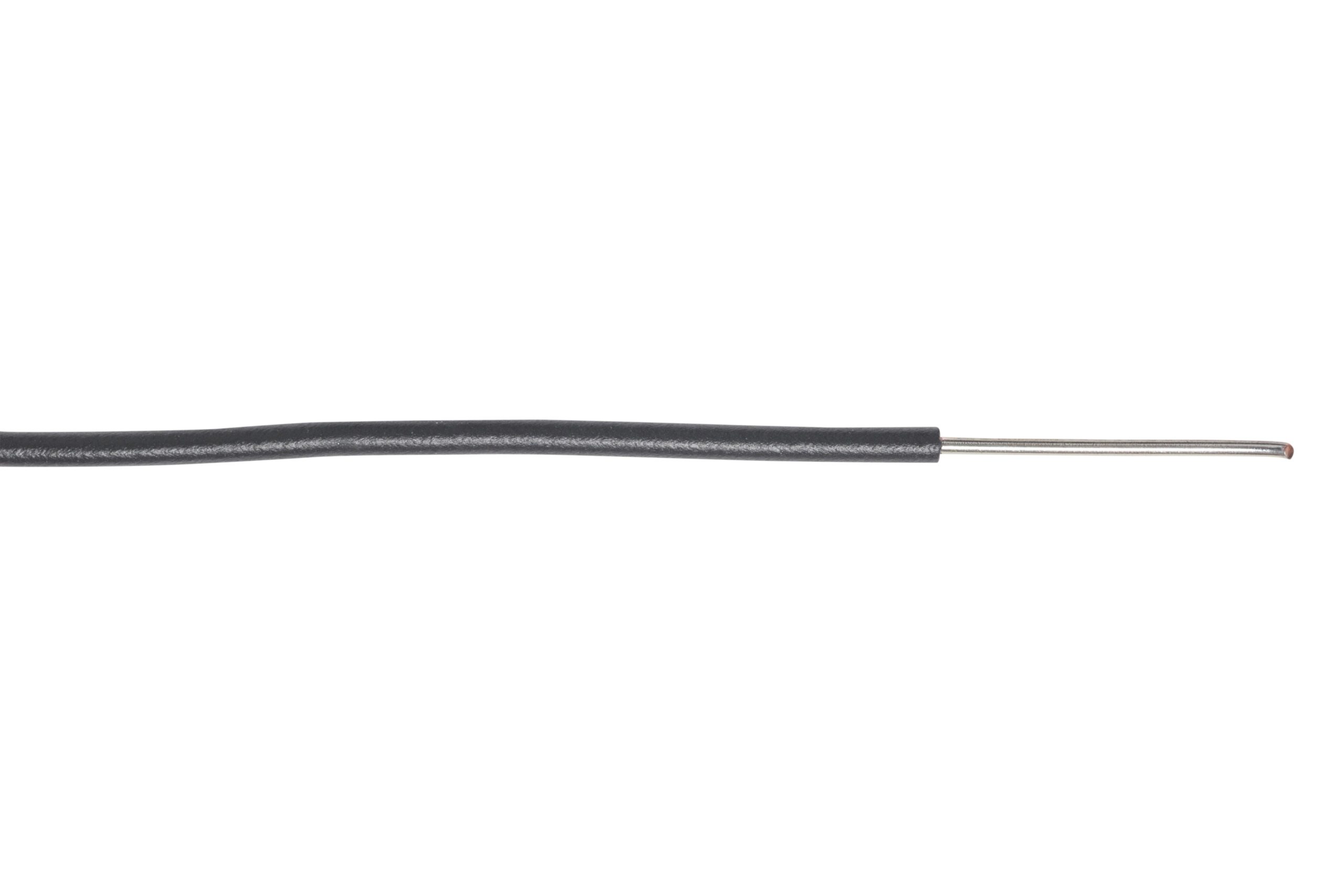 Fil de câblage rigide jarretière 1X5/10 noir – Bobine de 200m