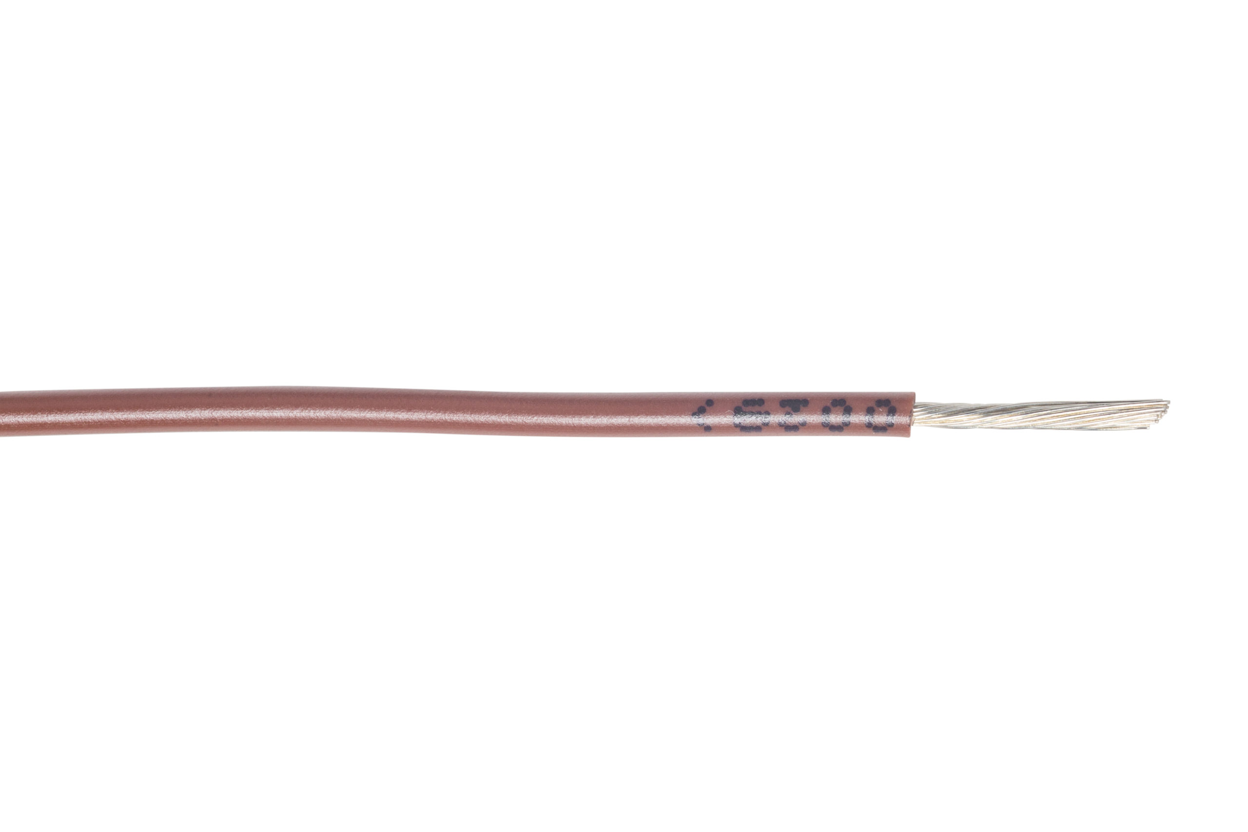Fil de câblage souple UL/CSA 1XAWG18 type UL1007/1569 300V 105°C marron – Bobine 305m