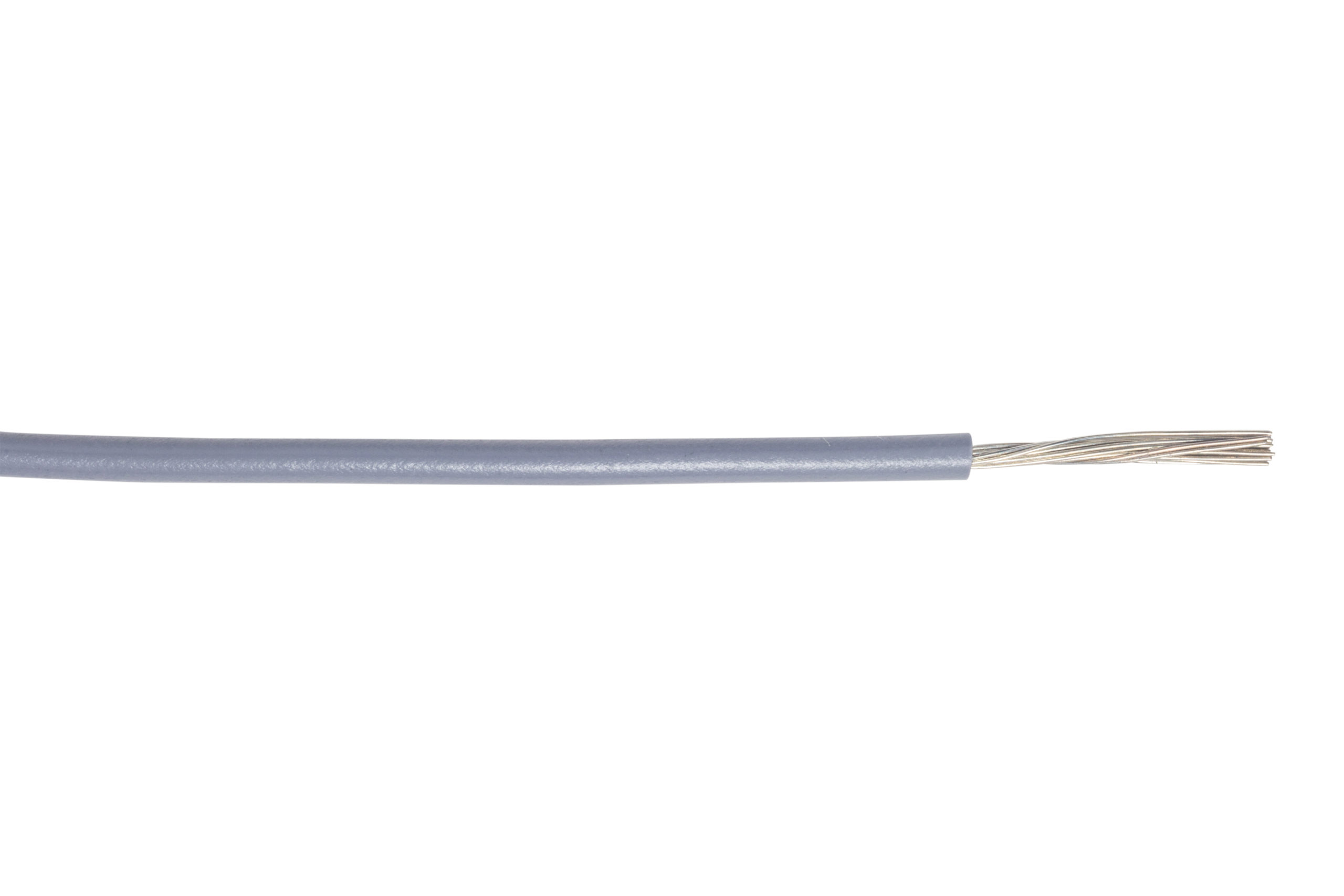 Fil de câblage souple UL/CSA 1XAWG24 type UL1007/1569 300V 105°C gris – Bobine 305m