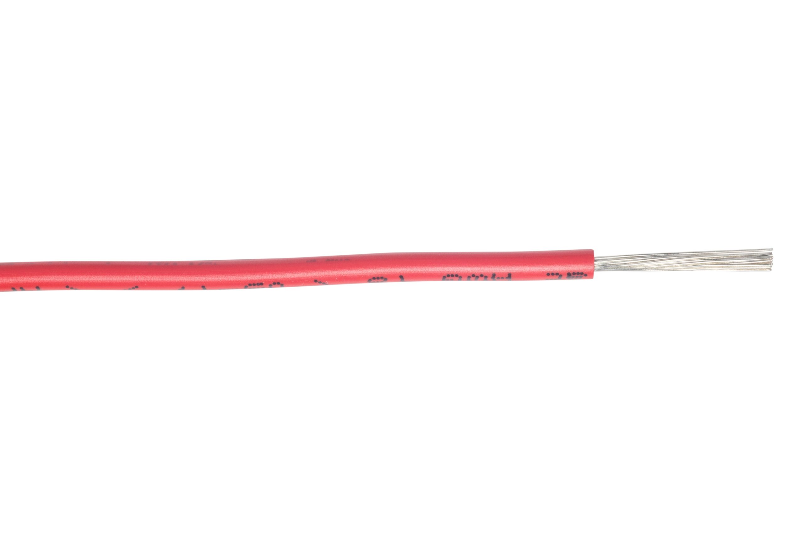 Fil de câblage souple UL/CSA 1XAWG24 type UL1007/1569 300V 105°C rouge – Bobine 305m