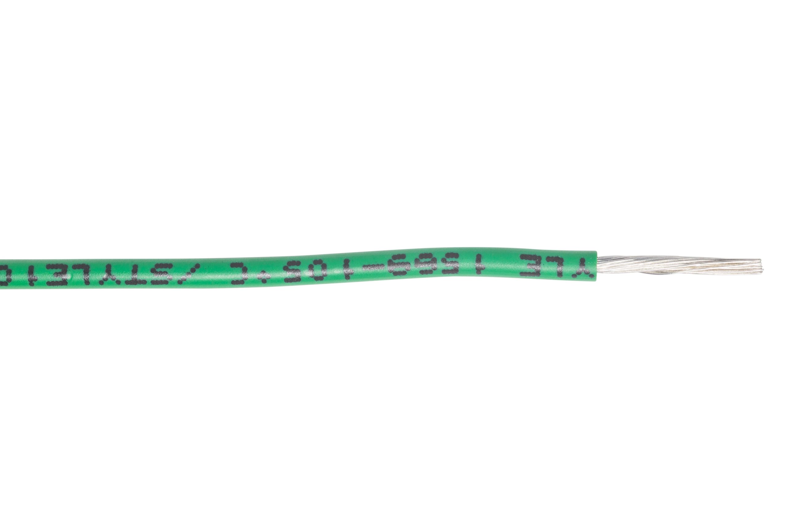 Fil de câblage souple UL/CSA 1XAWG20 type UL1007/1569 300V 105°C vert – Bobine 305m