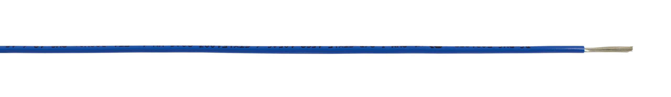 Fil de câblage souple UL/CSA 1XAWG20 type UL1015 600V 105°C bleu – Bobine 305m