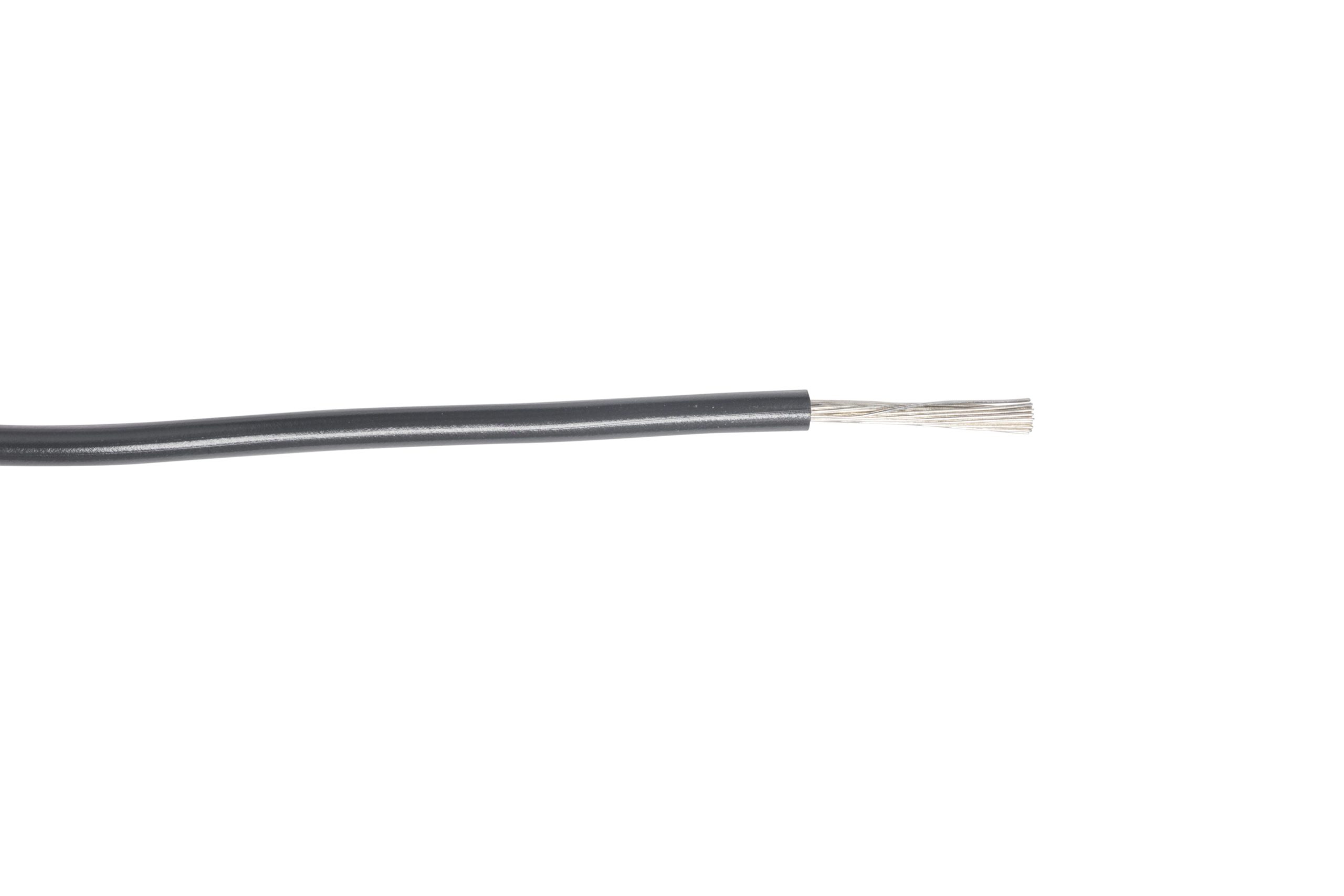 Fil de câblage souple UL/CSA 1XAWG20 type UL1015 600V 105°C noir – Bobine 305m