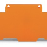 Plaque d’extrémité / Orange Plaque d’extrémité / Orange