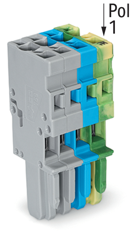 Connecteur femelle pour 1 cond 769-104/000-038