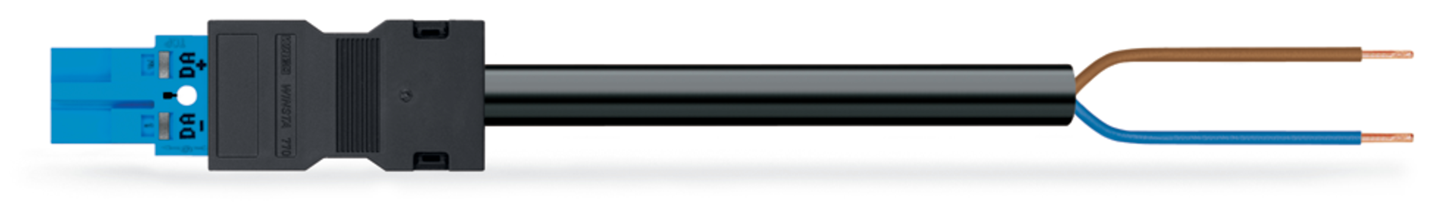 Cordon MIDI m/- 2×1/sh/2m/noir 771-8982/215-201