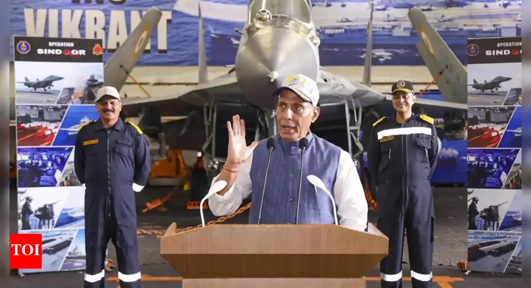 ‘Pak’s dangerous game of terror over’: Defense minister Rajnath Singh | India News ‘Pak’s dangerous game of terror over’: Defense minister Rajnath Singh | India News