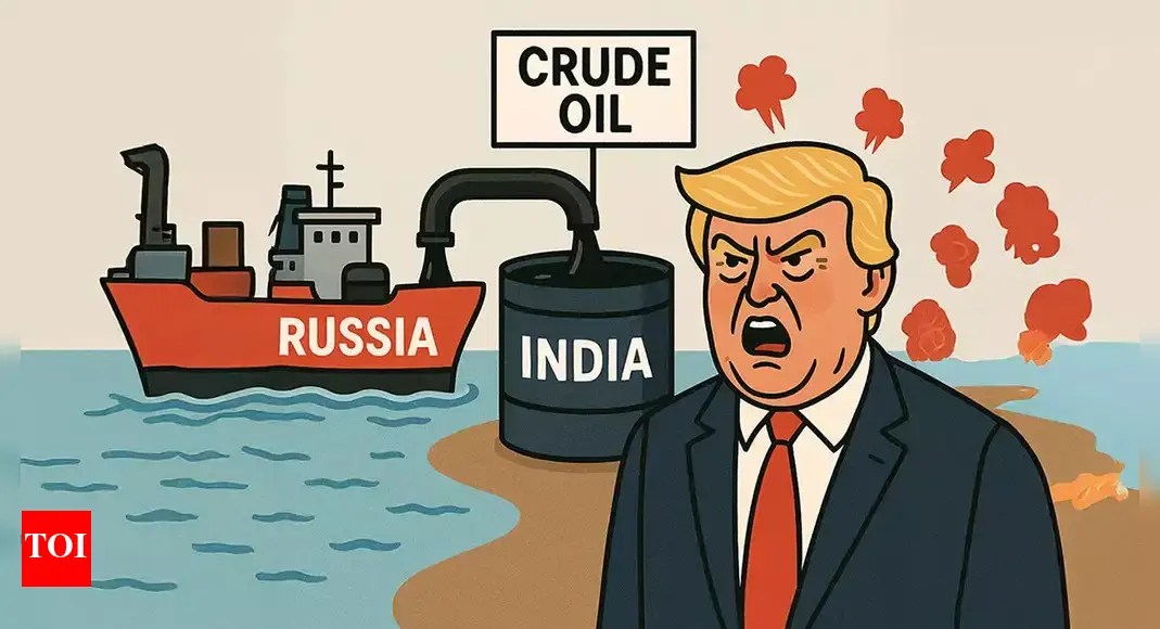 Trump threatens more tariff saying India is reselling Russian oil Trump threatens more tariff saying India is reselling Russian oil