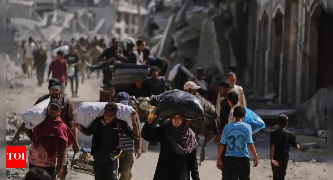 Israel-Hamas ceasefire deal: US troops arrive in Tel Aviv to oversee truce; displaced Gazans return home Israel-Hamas ceasefire deal: US troops arrive in Tel Aviv to oversee truce; displaced Gazans return home