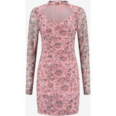 Nikkie Bangui mesh dress dessin Roze 38 Nikkie Bangui mesh dress dessin Roze 38