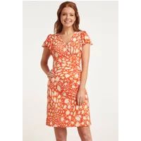Smashed Lemon 24453 zomerjurk met ruches animal print | Print / Multi XXL