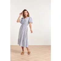 Smashed Lemon 24344 ditsy bloemen midi jurk | Print / Multi L