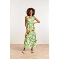 Smashed Lemon 24368 dames maxi jurk met allover vlinder print | Print / Multi 4XL