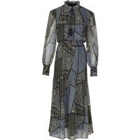 G-Maxx Nandin dress dessin Zwart S