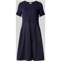 ROBE LÉGÈRE Knielange jurk in laagjeslook Marineblauw
