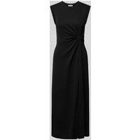 Esprit Midi-jurk in effen design Zwart