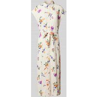 YAS Overhemdjurk met tailleband, model ‘ASINA’ Offwhite
