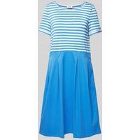 ROBE LÉGÈRE Knielange jurk met streepmotief Bleu
