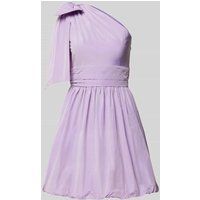 Swing Cocktailjurk met strikdetail Lila