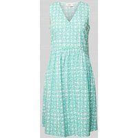ROBE LÉGÈRE Knielange jurk met grafisch motief Mintgroen