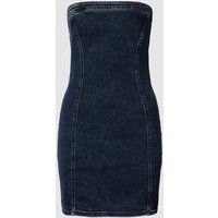 Calvin Klein Jeans Jeansjurk met siernaden Jeansblauw