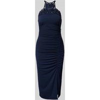Lipsy Cocktailjurk met pailletten Marineblauw
