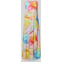Emily Van den Bergh Maxi-jurk met all-over print Felroze