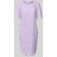 Christian Berg Woman Selection Knielange jurk met etskanteffect Lila