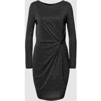 Oui Mini-jurk met plooi Zwart