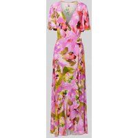 YAS Maxi-jurk in wikkellook, model ‘LINGO’ Felroze