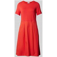 ROBE LÉGÈRE Knielange jurk in laagjeslook Rood