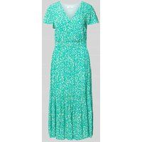comma Casual Identity Midi-jurk in wikkellook Turquoise