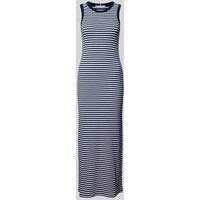 Tommy Hilfiger Maxi-jurk met streepmotief Donkerblauw