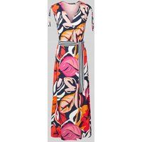 Betty Barclay Midi-jurk met strikceintuur Rood