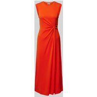 Esprit Midi-jurk in effen design Oranje
