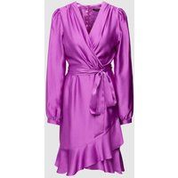 Swing Cocktailjurk met strikceintuur Violet