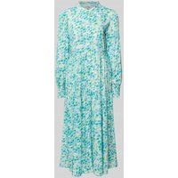 YAS Midi-jurk van LENZING™ ECOVERO™-vezels, model ‘SALIRA’ Mintgroen