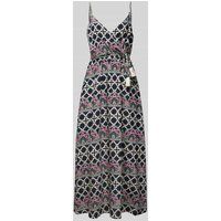 YAS Maxi-jurk in wikkellook Marineblauw