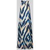 MORE & MORE Maxi-jurk met halter Marineblauw