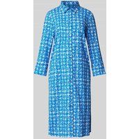 ROBE LÉGÈRE Midi-jurk met grafisch motief Bleu