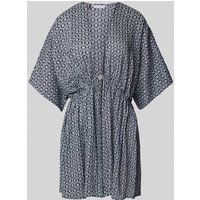Tommy Hilfiger Mini-jurk met open voorkant Donkerblauw