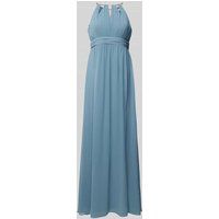Jake*s Cocktail Avondjurk met cut-outs Oceaanblauw