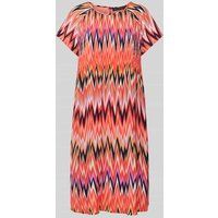 Betty Barclay Knielange jurk met all-over print Rood