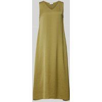 ROBE LÉGÈRE Midi-jurk in kreuklook Rietgroen