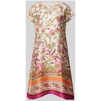 ROBE LÉGÈRE Knielange jurk met all-over print Felroze